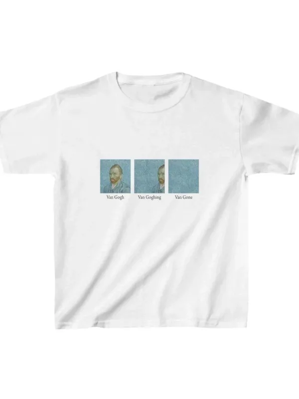 Παιδικό Λευκό Printed Oversize T-Shirt 1