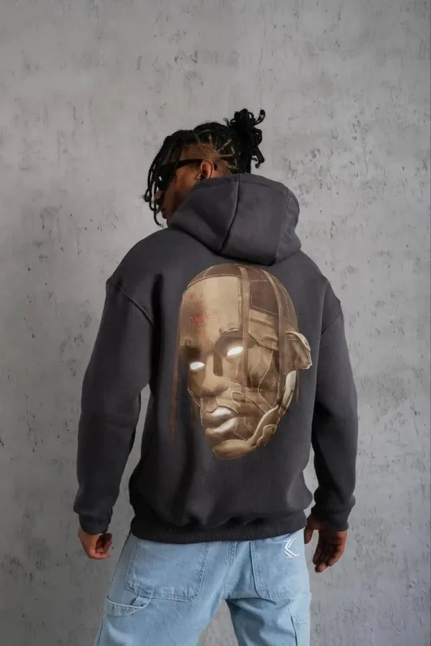 Muršćo Fumo 3 Iplik Pamuklo Kapušonlo Kordonalo Balvalo Sweatshirt 1