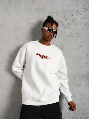 Muršćo Parne 3 Iplik Pamuklo Biciklet Jakha Baskiplo Sweatshirt