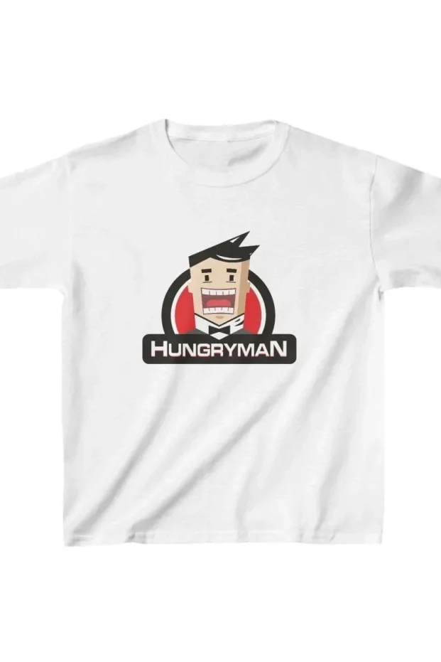 Cocuk Beyaz Baskılı Oversize Yuvarlak Yaka T-Shirt 1