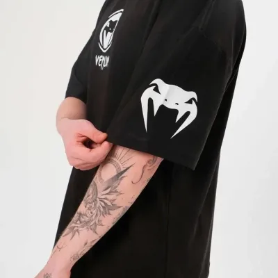 Bărbat Negru Guler Bicicletă Imprimat Mânecă Scurtă Tricou 3