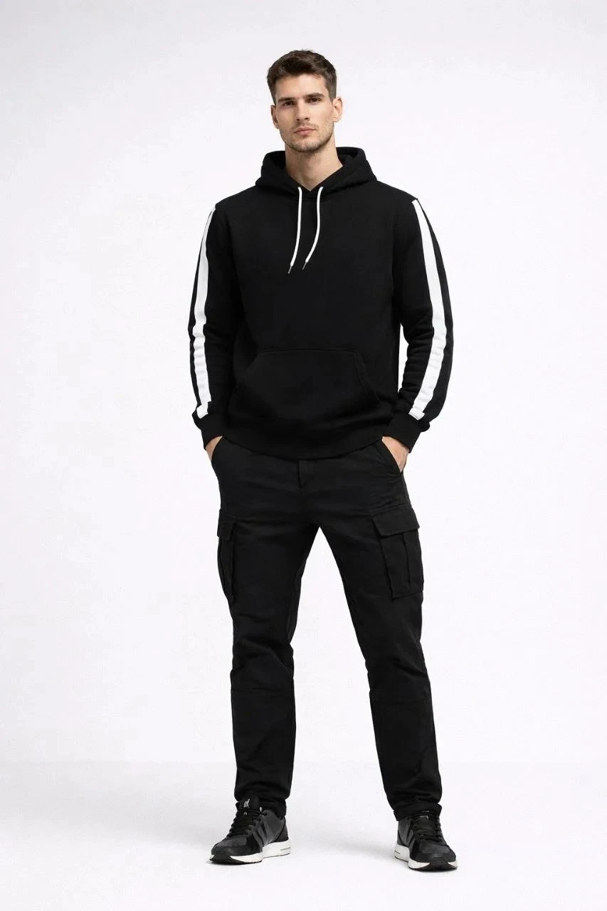 Murš Albo Oversize Dungat Capușon 3 Firă Bumbac Sweatshirt