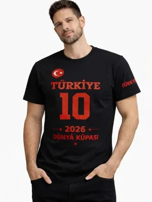 Kişi Qara Türkiyə Çap 2026 Dünya Kuboku Azarkeş Köynəyi