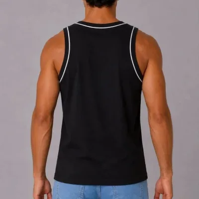 Masculin Set 3 Buc Fără Mâneci Guler Bicicletă Tricou Sportiv 6