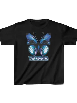 Παιδικό Μαύρο Oversize Τυπωμένο T-Shirt