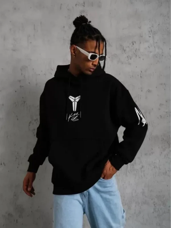 Muršćo Kale Oversize 3 Iplik Pamuklo Kanguru Čeplo Kapušonlo Baskiplo Sweatshirt