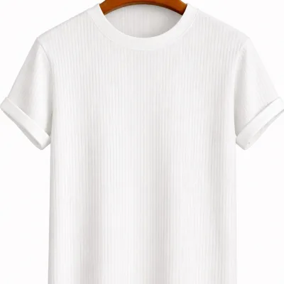 მამაკაცის Basic ბამბა Oversize ველოსიპედის საყელო T-მაისური 2