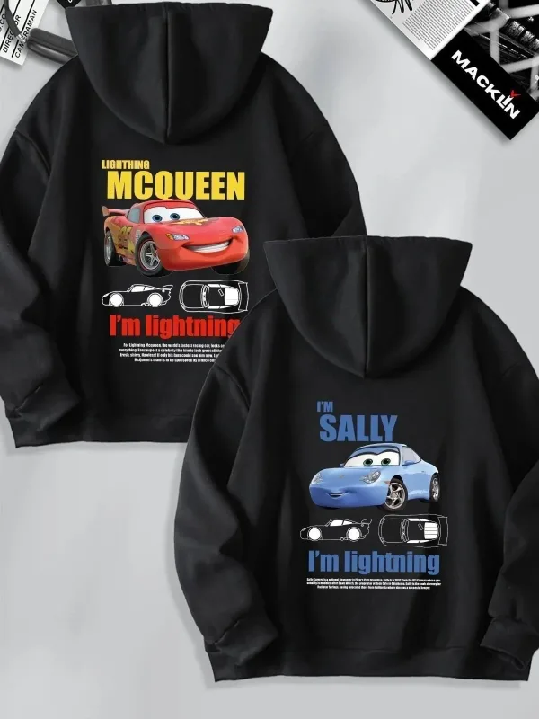 Kişi Qara Oversize Maşın Çaplı Başlıqlı Sviter 2