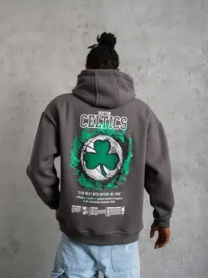 Sweatshirtê Mêran ê Gewr Oversize 3 Têl Pembû Bi Kêl