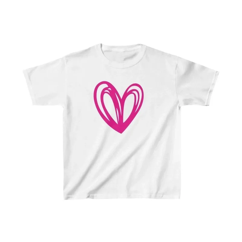 Παιδικό Λευκό Printed Oversize T-shirt