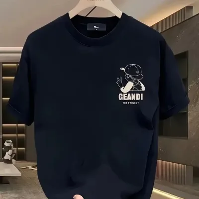 Γυναικείο Μαύρο Oversize Gandhi The Project Τυπωμένο T-shirt 2