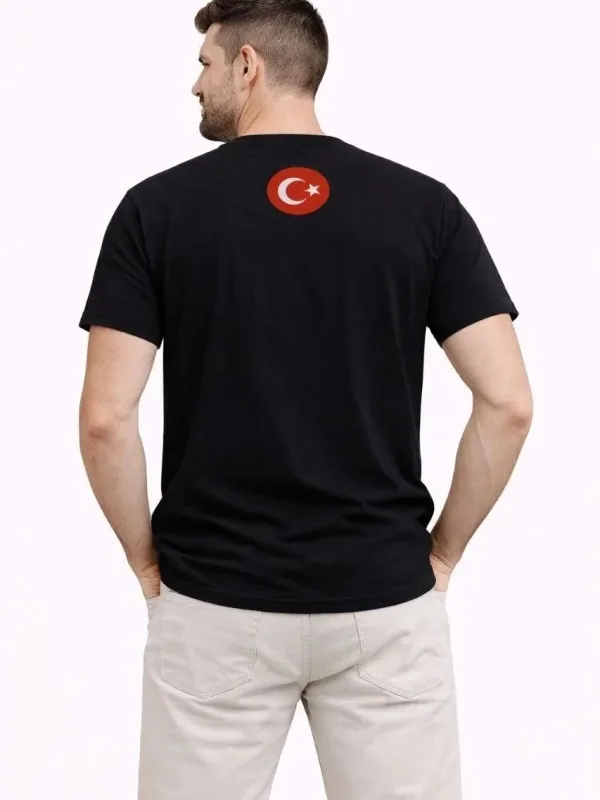 Kişi Qara Türkiyə Çap Azarkeş Köynəyi 2