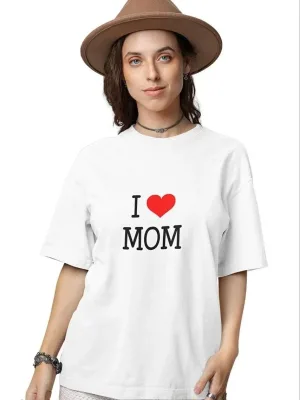 Női fehér oversized biciklinyakas nyomott rövid ujjú póló