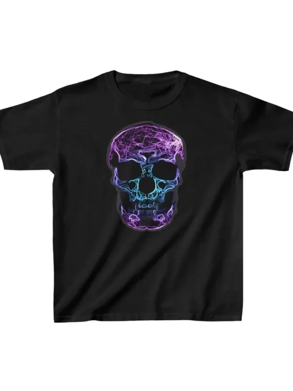 Παιδικό Μαύρο Oversize Τυπωμένο T-Shirt 1