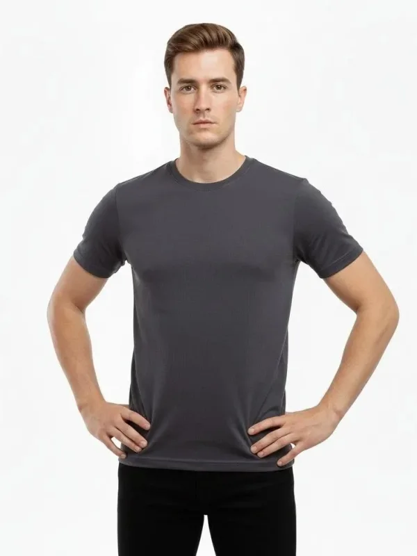 Pánsky dymový slim fit elastický bicyklový tričko 2