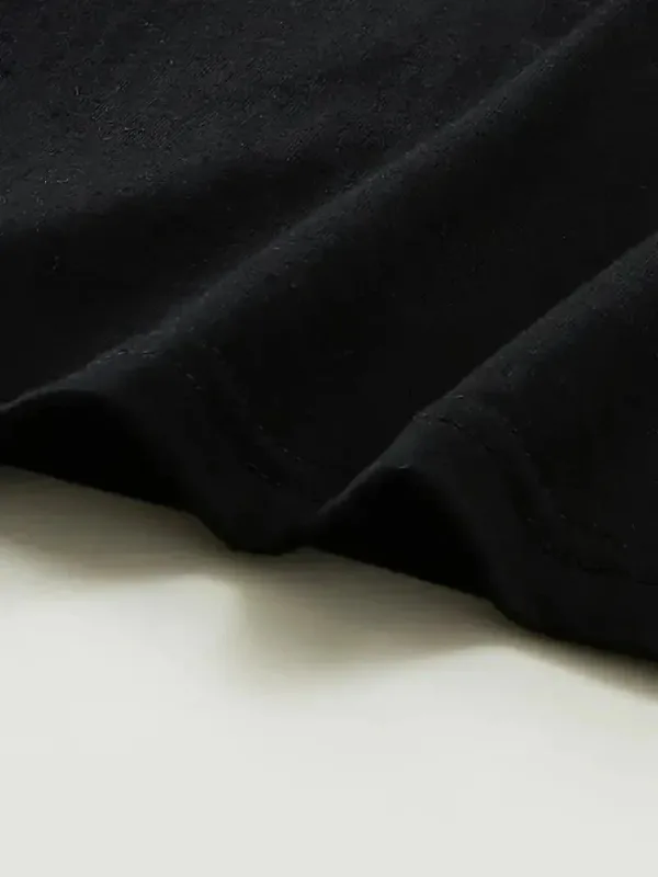 Γυναικείο Μαύρο Oversize Ποδηλατόλαιμο Τυπωμένο Μπλουζάκι Καρτούν 3