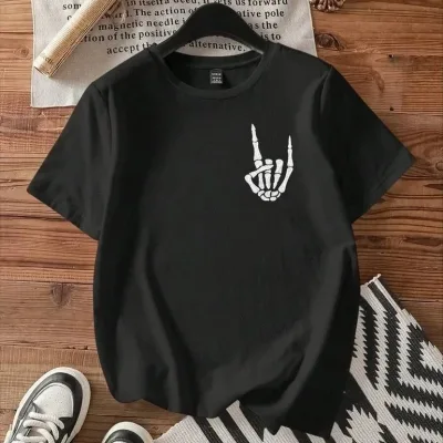 Ženska Crna Oversize Bicikli Kragna Print Majica 1