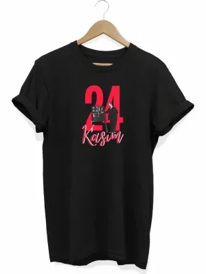 Men's Black Oversize Teachers' Day Printed T-Shirt