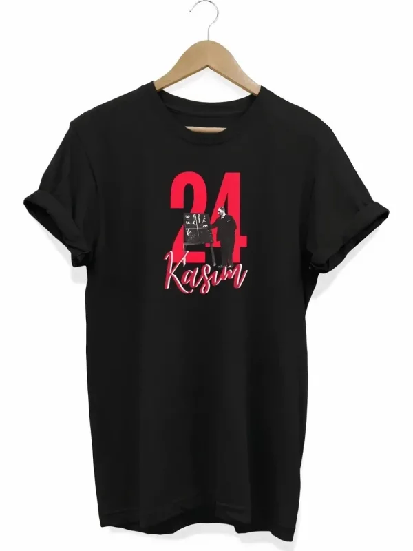 Men's Black Oversize Teachers' Day Printed T-Shirt 1