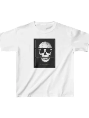 Cocuk Beyaz Oversize Baskılı T-Shirt