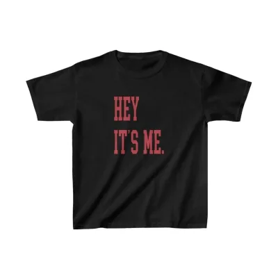 ბავშვის შავი Oversize ნაბეჭდი T-Shirt 1