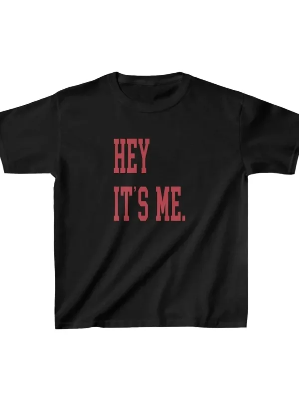 ბავშვის შავი Oversize ნაბეჭდი T-Shirt 1