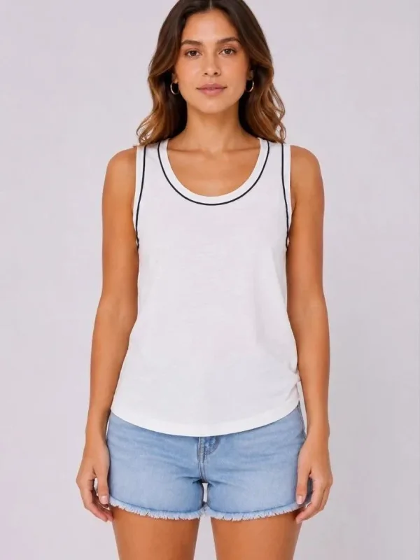 Women's 3-Piece Set Sleeveless Scoop Neck Sports Tank Top 2