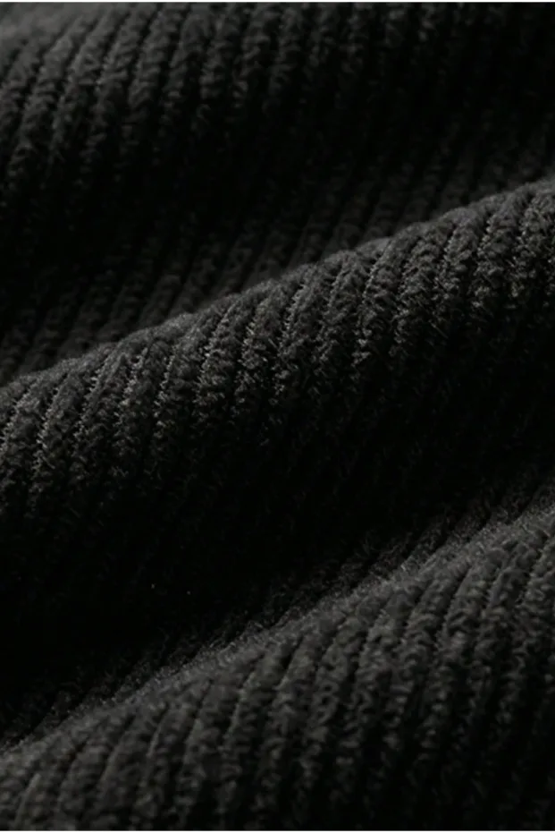 T-Shirtê Premium ê Reş ê Oversize yê Pembû yê Mêran 5