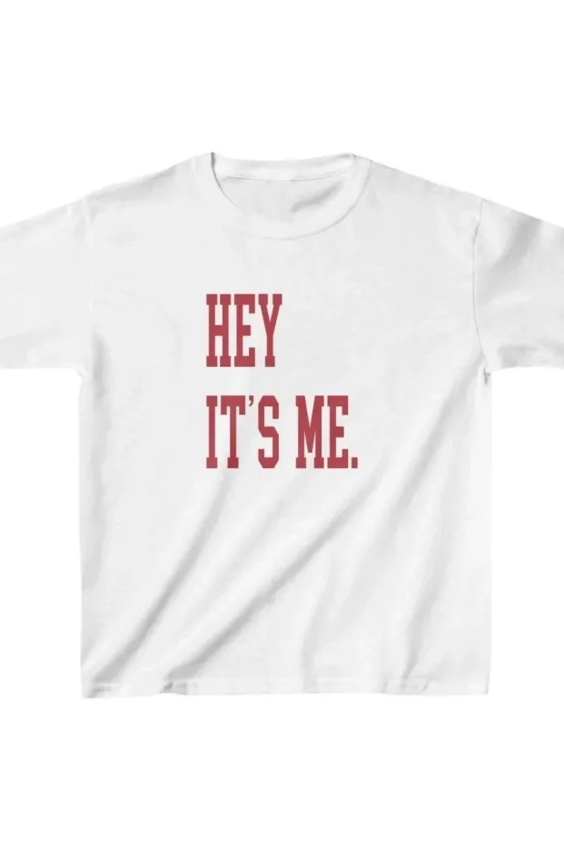 Uşaq Ağ Çaplı Oversize T-Shirt 1
