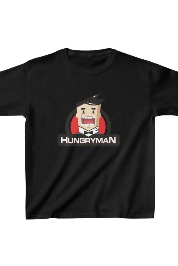 Uşaq Qara Oversize Çap Pambıq T-Shirt 1