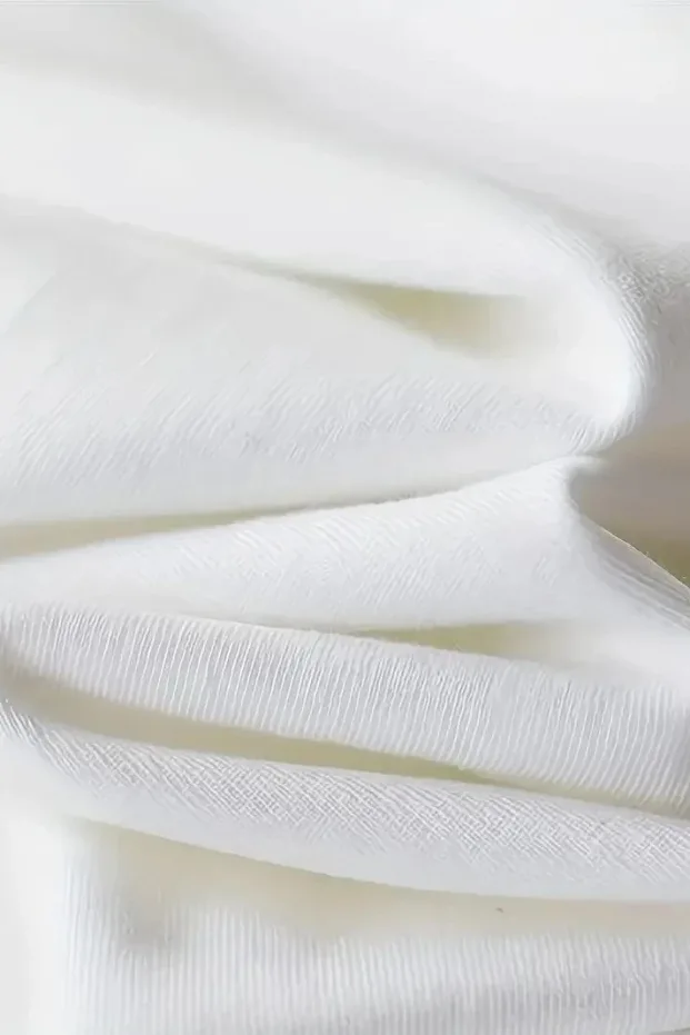 Kadın Beyaz Oversize Bisiklet Yaka Baskılı Pamuklu Tişört 4