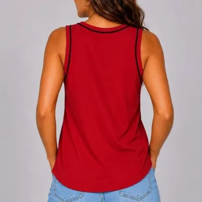 Women's 3-Piece Set Sleeveless Scoop Neck Sports Tank Top 8