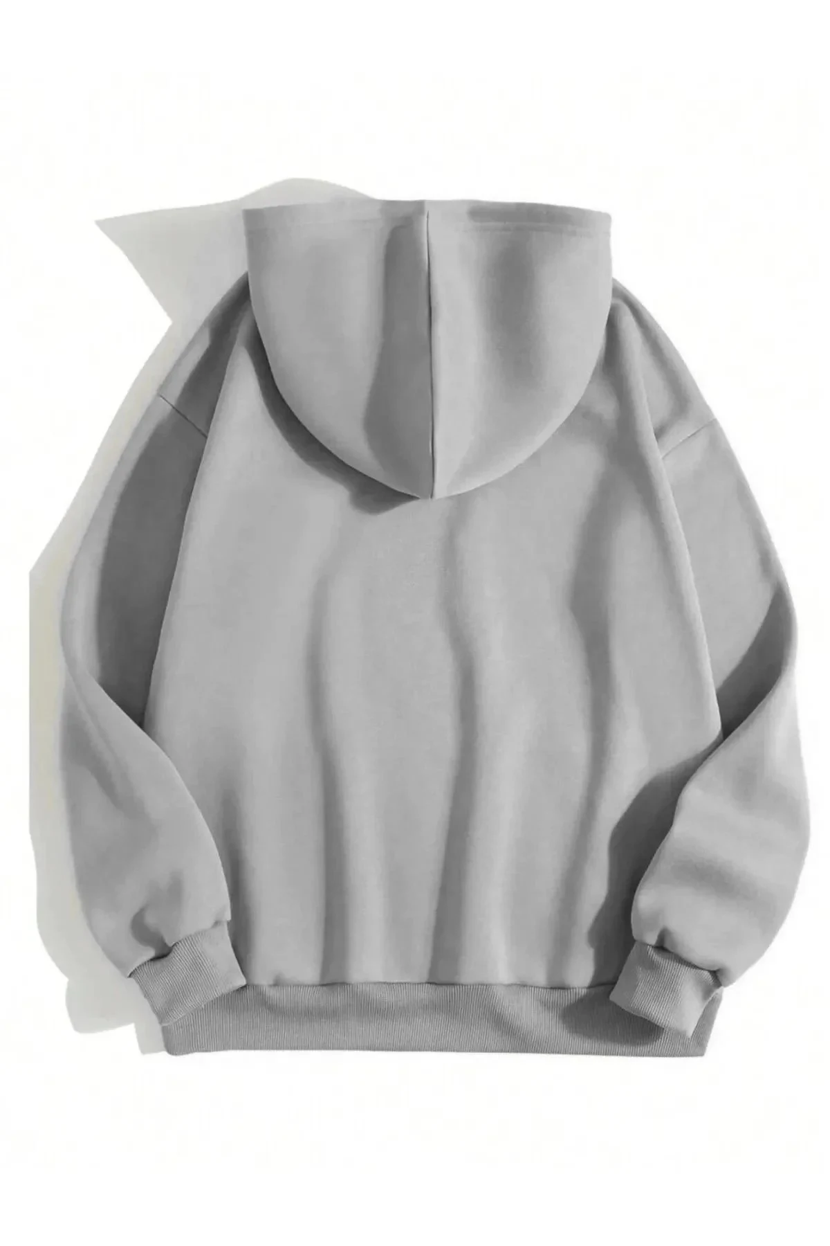 Mêr Gewr 3 Têl Pembo Kapûşonî Kangurû Cêbî Sweatshirt
