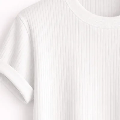 მამაკაცის Basic ბამბა Oversize ველოსიპედის საყელო T-მაისური 4