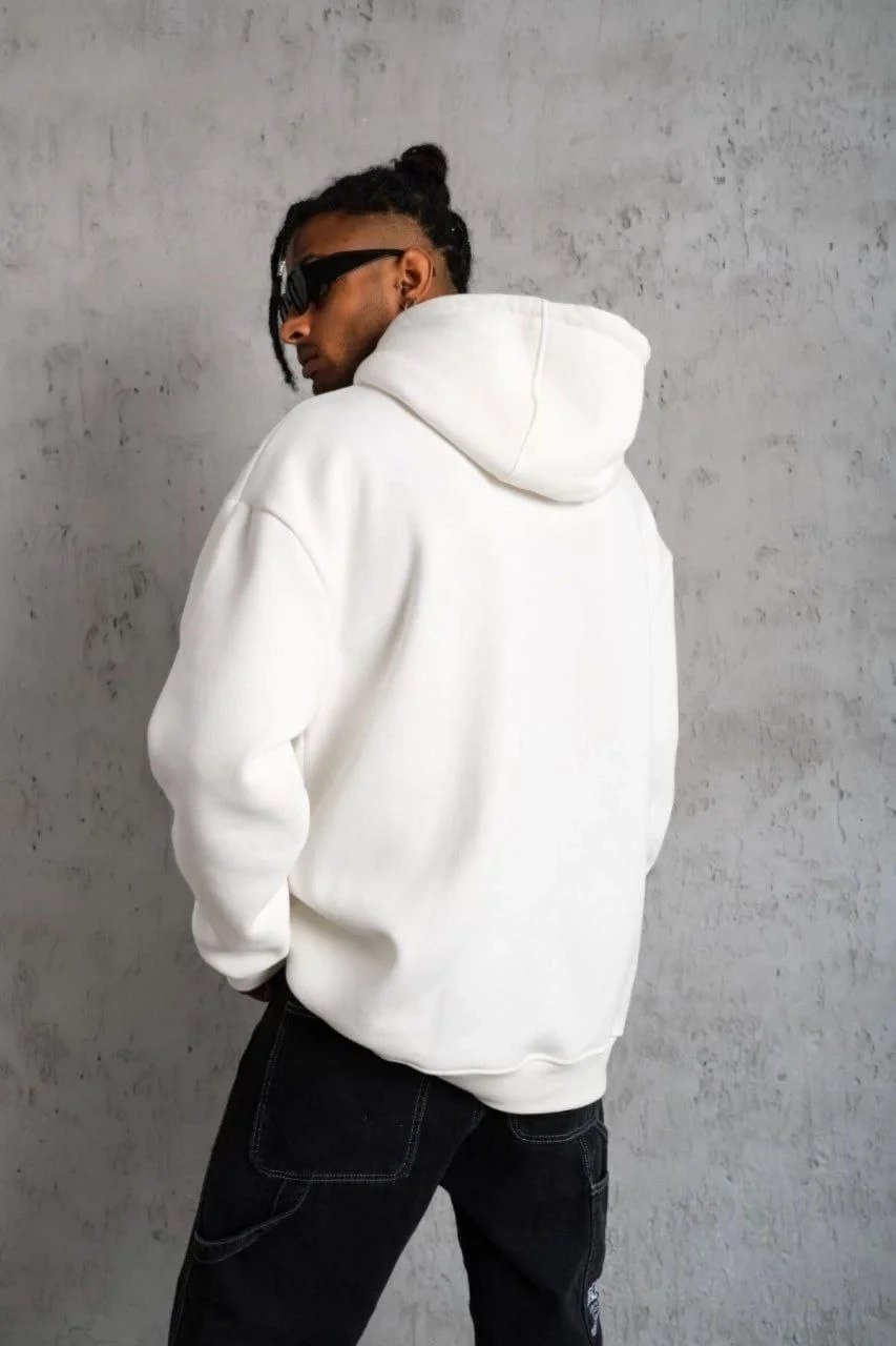 Muršćo Parne Oversize 3 Iplik Pamuklo Kapušonlo Čeplo Sweatshirt 2