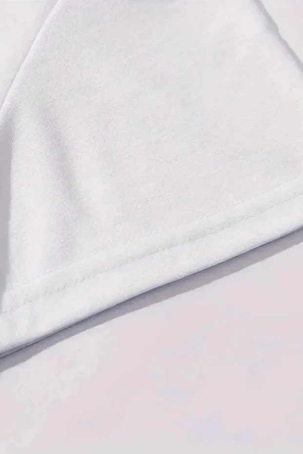 Ženska Bela Oversize Bicikli Kragna Print Majica 4