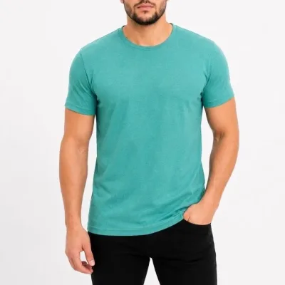 Muška voda zelena slim biciklistički kragna basic majica 2