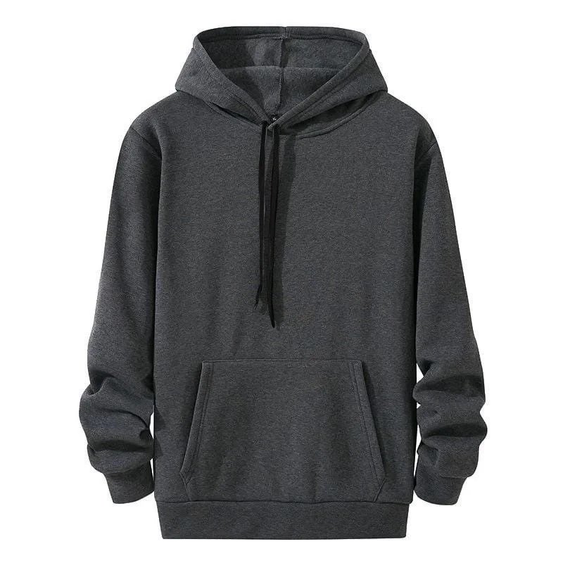 Jinê Fume Oversize Hoodî Bi Berîkên Kangurû Pembû Sweatshirt