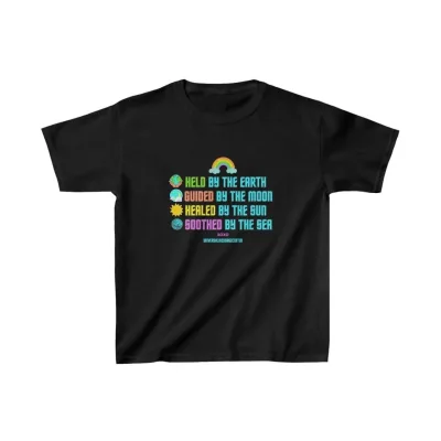 Bluzë për fëmijë e zezë oversize me print 1