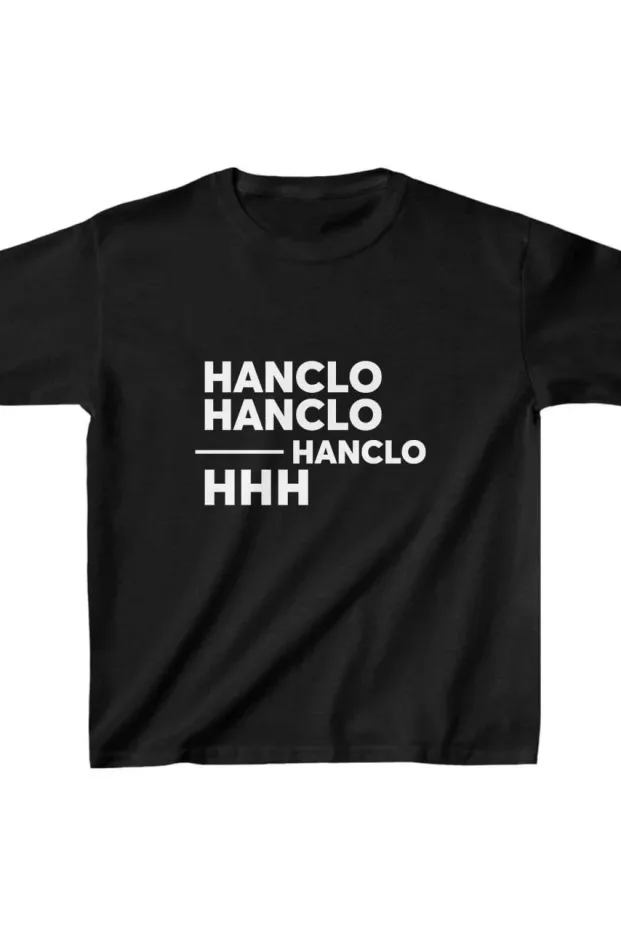 Παιδικό Μαύρο Printed Oversize Στρογγυλή Λαιμόκοψη T-shirt 1