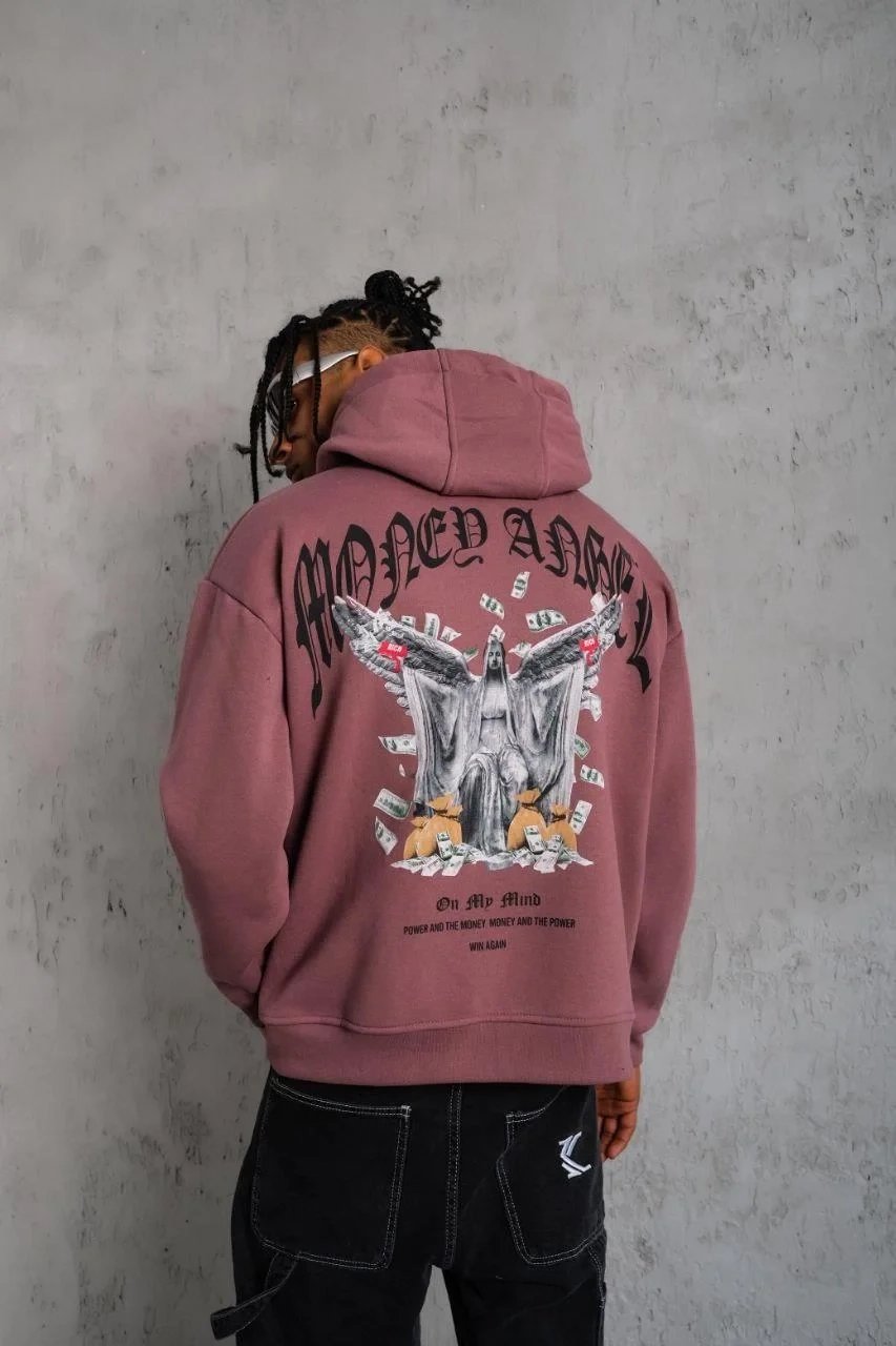 Muršćo Ruža Šuko 3 Iplik Pamuklo Baskiplo Kapušonlo Čeplo Sweatshirt 1