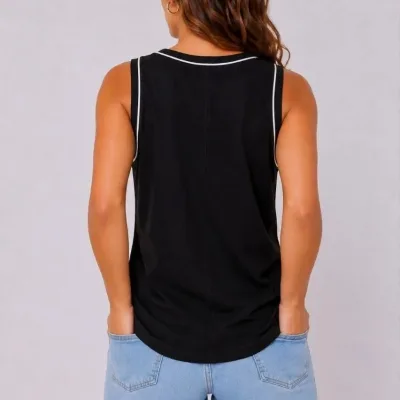 Women's 3-Piece Set Sleeveless Scoop Neck Sports Tank Top 5