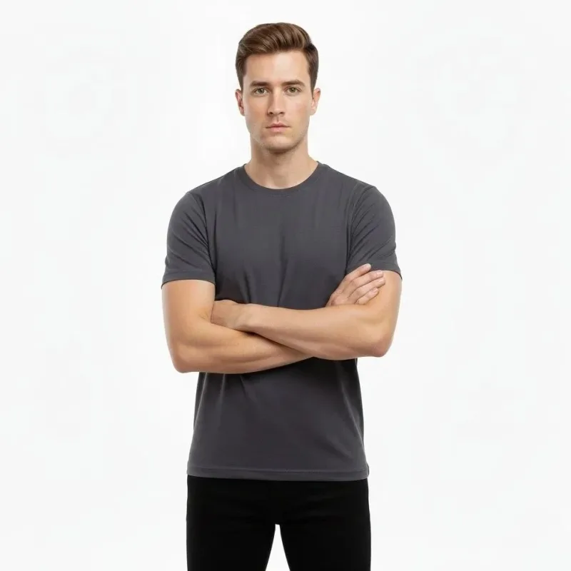 Машки чаден Slim Fit ликра велосипед јака маица