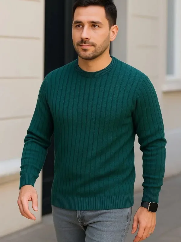 Masculin Negru Haki Set 2 Canelat Guler Bicicleta Gros Tricou Bumbac 8