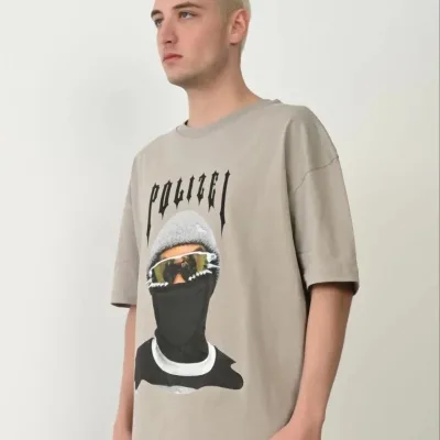 Tîşorta Gewr a Oversize ya Bisîkletê ya Çapkirî 1