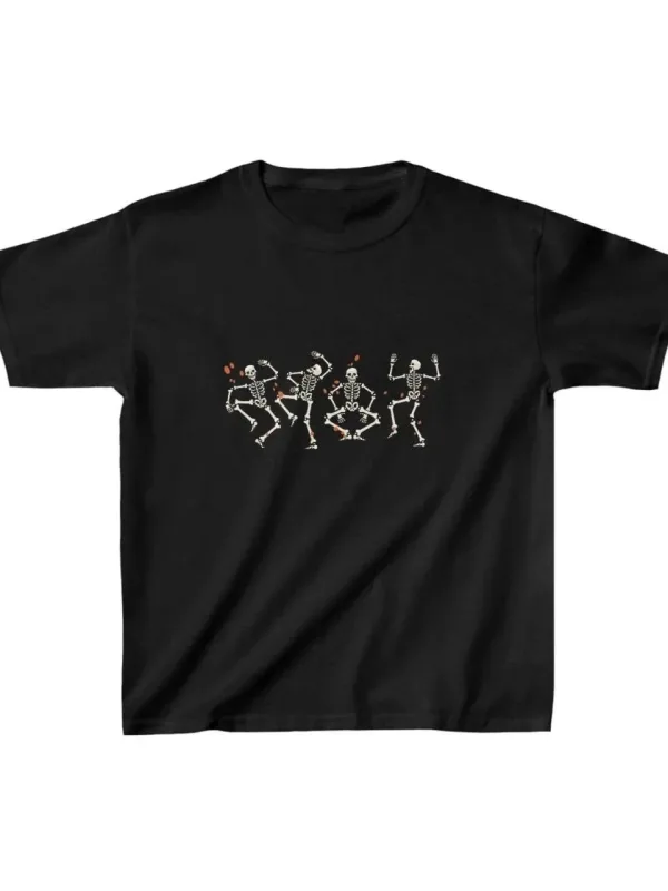 Bluzë e Zezë për Fëmijë Oversize me Print 1