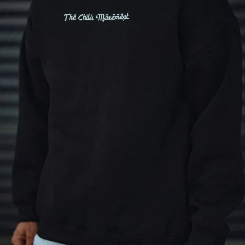 Murš Albo 3 Firă Bumbac Guler Bicicletă Printat Sweatshirt