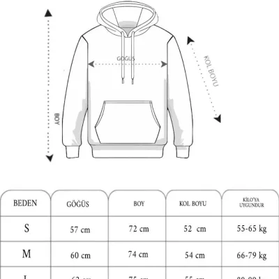Men's Black 3-Thread Cotton Washed Embroidered Hooded Sweatshirt 3
