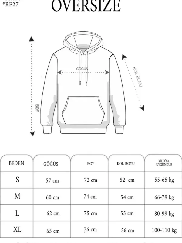 Men's Black 3-Thread Cotton Washed Embroidered Hooded Sweatshirt 3