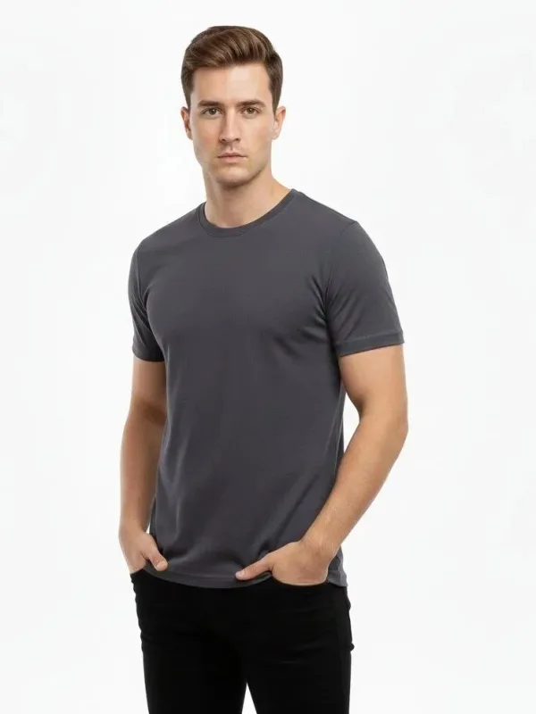 Pánsky dymový slim fit elastický bicyklový tričko 3